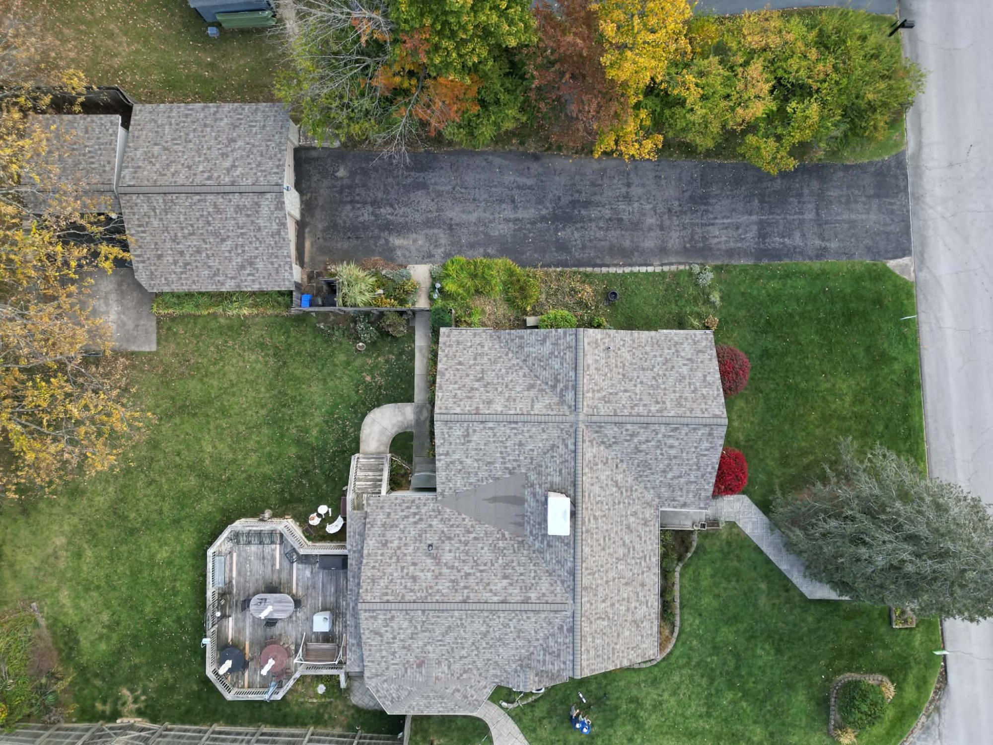 Roof Replacement Complete — Gray Architectural Shingles — Rook Roofing & Restoration Ashland KY